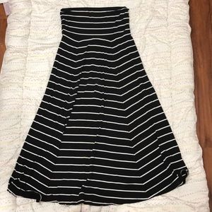 Maternity tube top dress